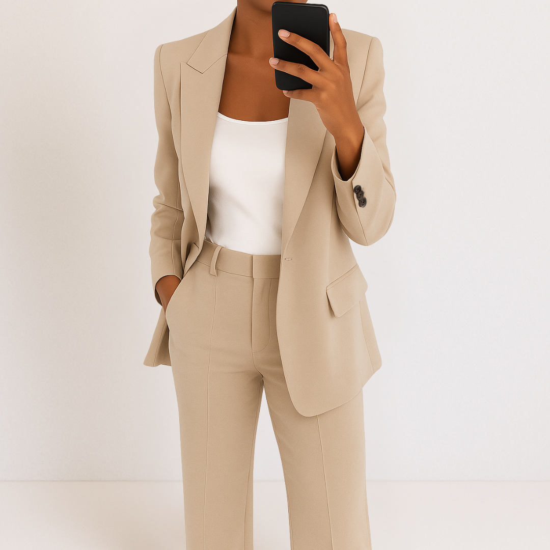 Elegant and Modern Two-piece Suit